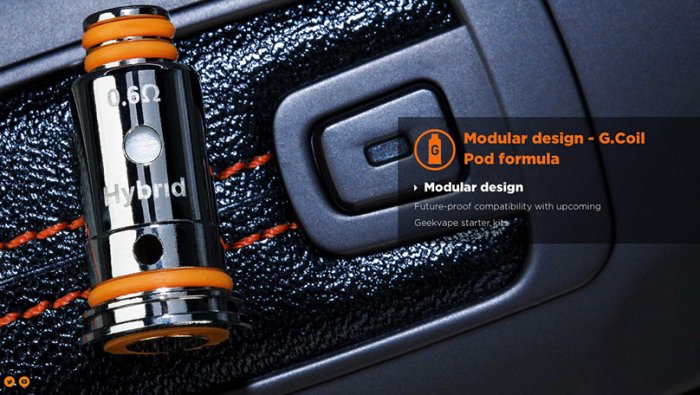 Elektronická cigareta GeekVape Aegis POD 800mAh Gun Metal