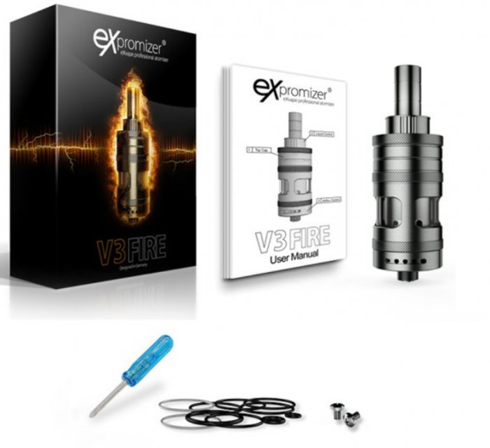 Exvape Expromizer V3 Fire MTL RTA Black