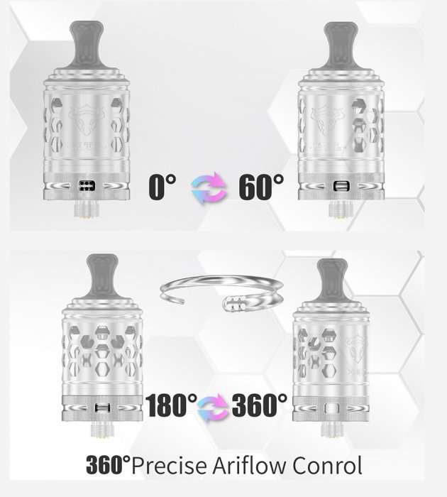 THC Tauren MTL RTA 2ml Black