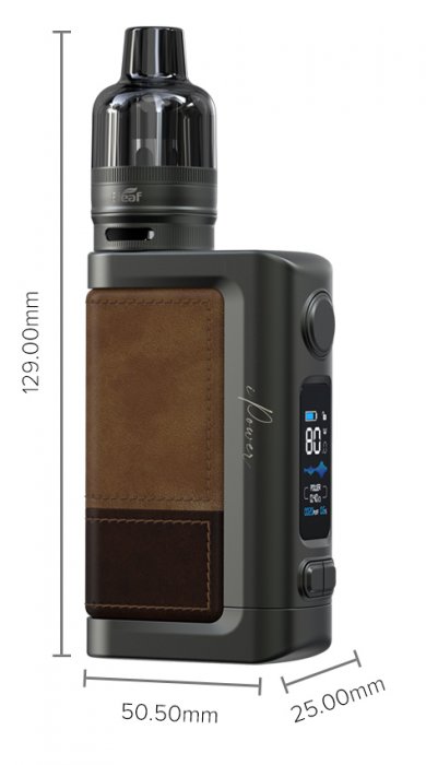 Grip iSmoka-Eleaf iStick Power 2 80W full Kit Light Brown