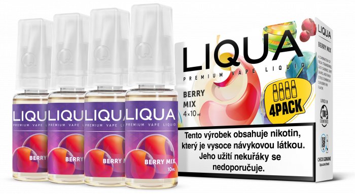 E-liquid LIQUA 4Pack Berry Mix 4x10ml / 6mg
