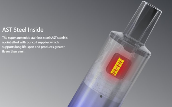 Elektronická cigareta Joyetech eGo AIO AST Pod 1000mAh Metal Black