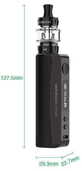 Grip Vaporesso GTX One 40W Full Kit 2000mAh Black