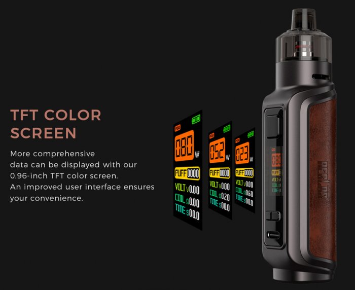 Grip Uwell Aeglos P1 80W Full Kit Saddle Tan