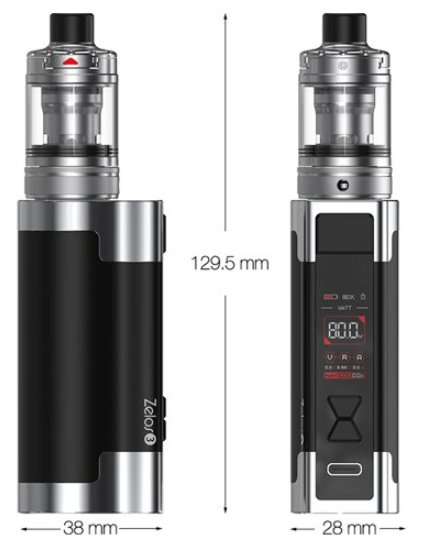 Grip aSpire Zelos 3 80W 3200mAh Full Kit Blue
