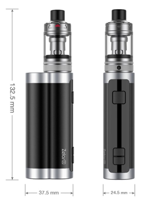 Grip aSpire Zelos X 80W Full Kit Black