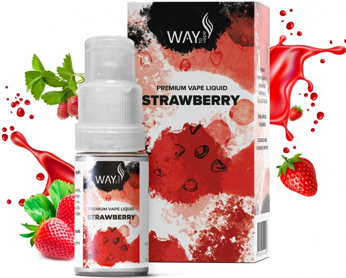 E-liquid WAY to Vape Strawberry 10ml / 3mg