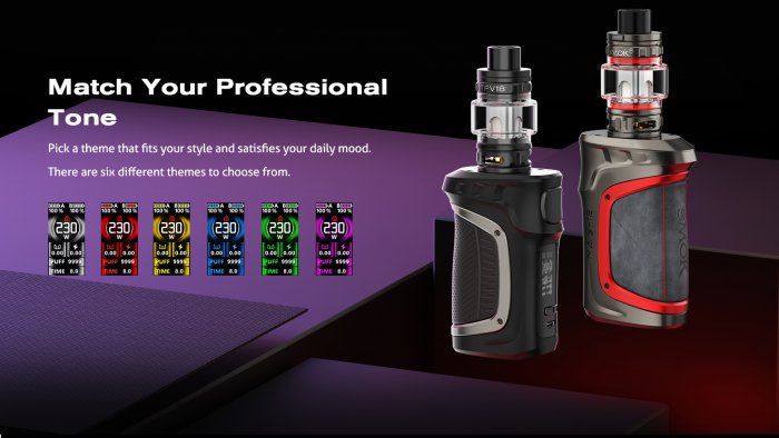 Grip Smoktech MAG-18 230W Full Kit Grey Red