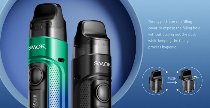 Grip Smoktech RPM C 50W Full Kit 1650mAh Transparent Black