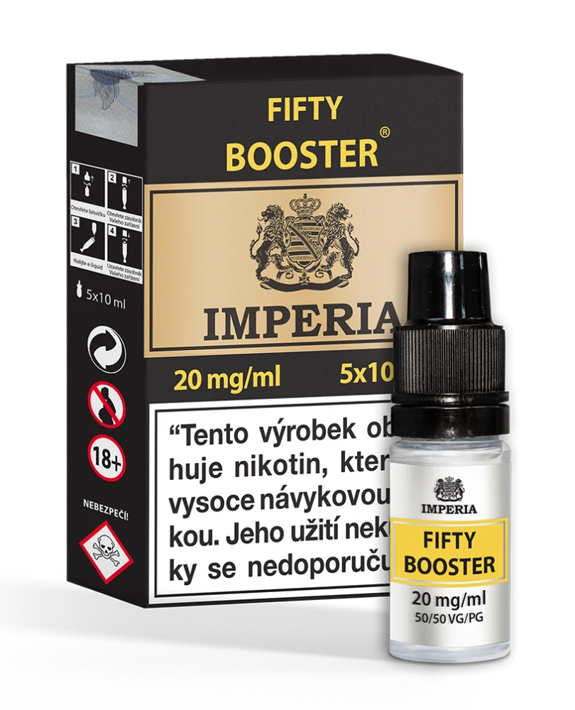 Nikotinový Booster IMPERIA Fifty PG50/VG50 5x10ml - 20mg