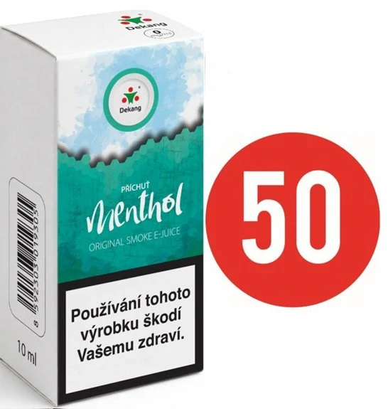 E-liquid Dekang Fifty Menthol - 10ml / 0mg