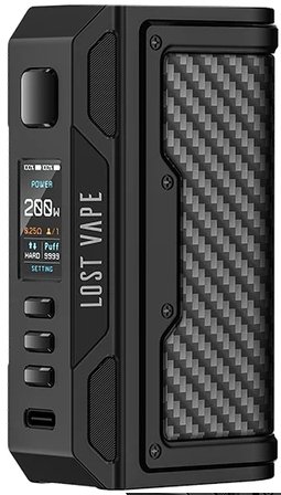 Grip Lost Vape Thelema Quest 200W Easy Kit Black Carbon Fiber