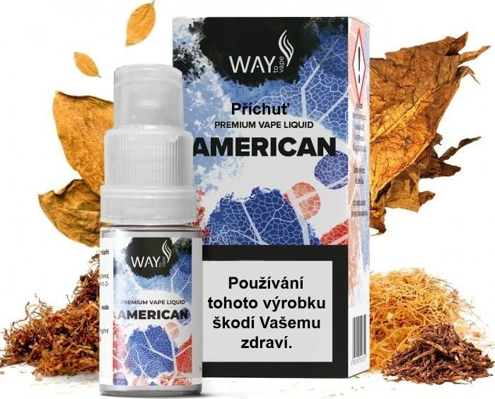 E-liquid WAY to Vape American 10ml / 0mg