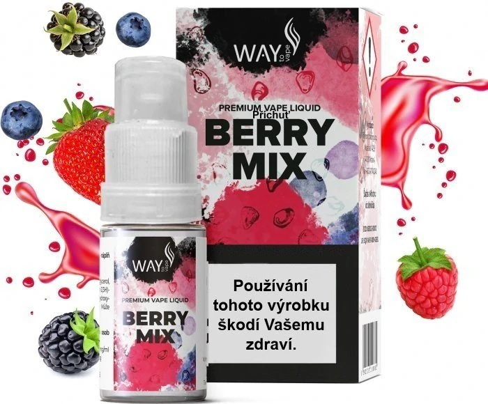 E-liquid WAY to Vape Berry Mix 10ml / 0mg