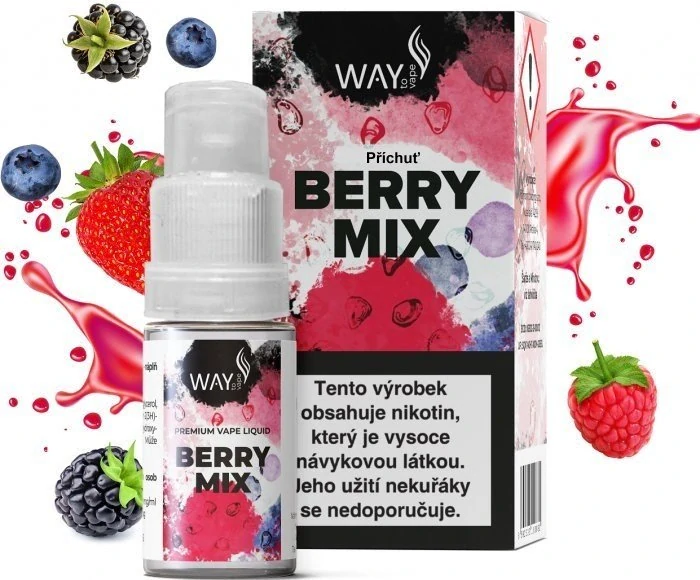 E-liquid WAY to Vape Berry Mix 10ml / 3mg