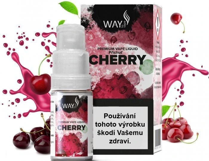 E-liquid WAY to Vape Cherry 10ml / 0mg