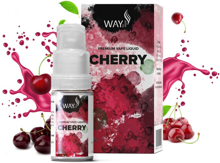 E-liquid WAY to Vape Cherry 10ml / 0mg