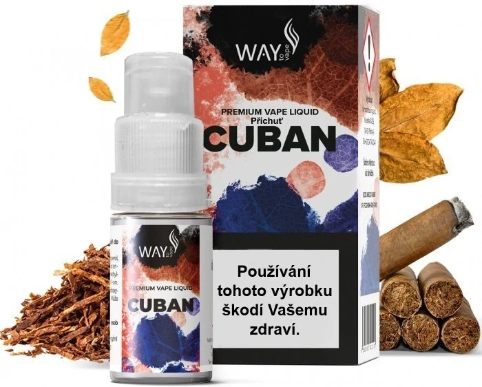 E-liquid WAY to Vape Cuban 10ml / 0mg