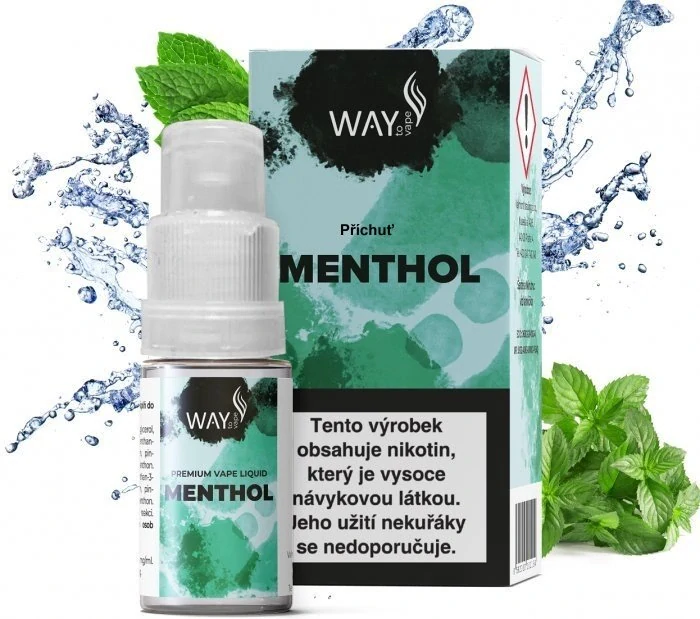 E-liquid WAY to Vape Menthol 10ml / 18mg