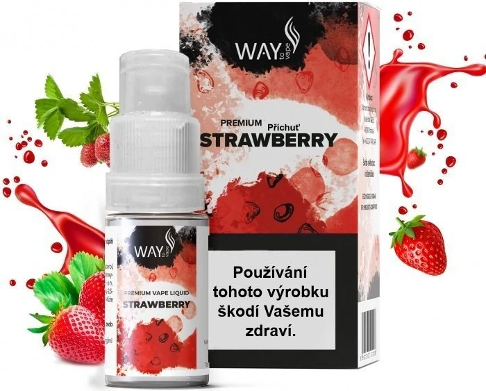 E-liquid WAY to Vape Strawberry 10ml / 0mg