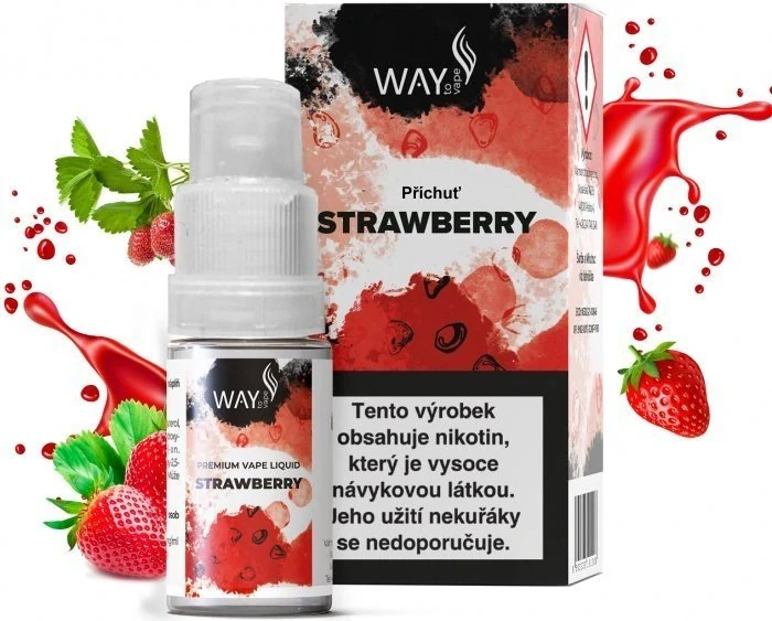E-liquid WAY to Vape Strawberry 10ml / 6mg