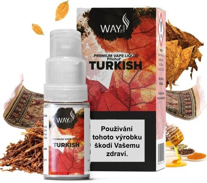 E-liquid WAY to Vape Turkish 10ml / 0mg