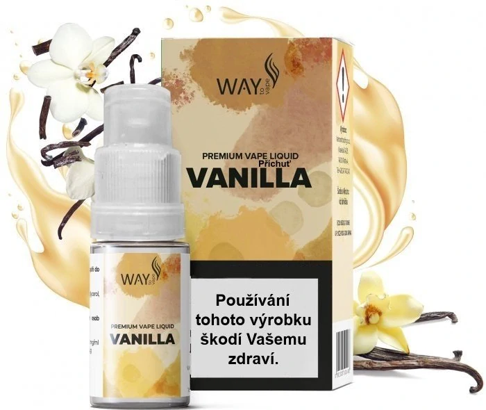 E-liquid WAY to Vape Vanilla 10ml / 0mg