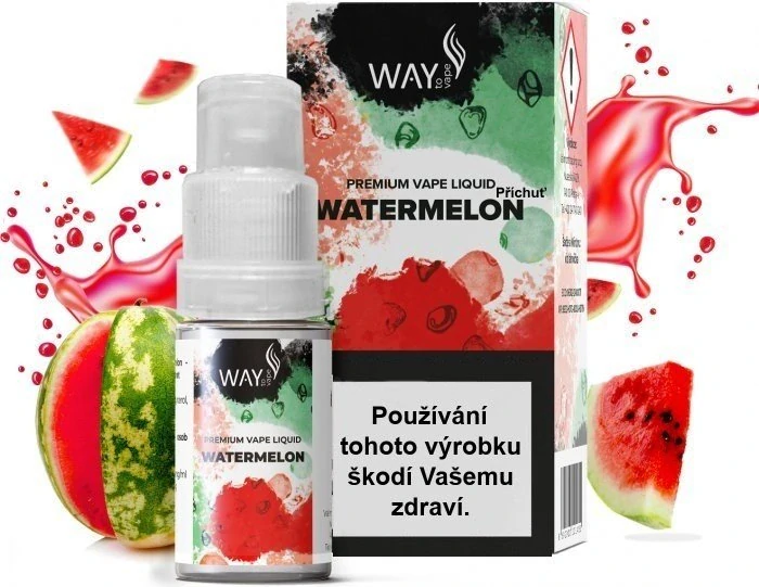 E-liquid WAY to Vape Watermelon 10ml / 0mg