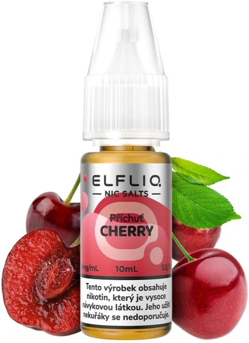 E-liquid ELFLIQ Nic SALT Cherry 10ml - 10mg