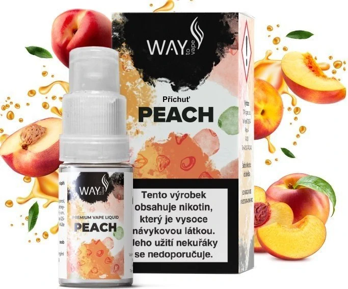 E-liquid WAY to Vape Peach 10ml / 18mg