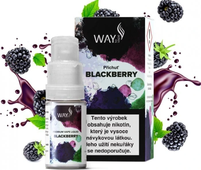 E-liquid WAY to Vape Blackberry 10ml / 18mg