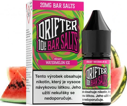 E-liquid Drifter Bar Salts Watermelon Ice 10ml - 20mg