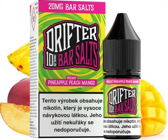 E-liquid Drifter Bar Salts Pineapple Peach Mango 10ml - 20mg