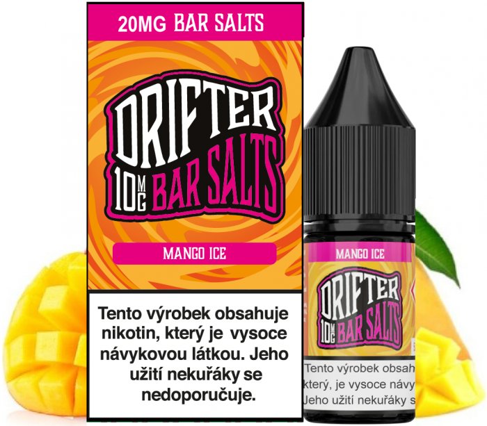Drifter Salt Mango Ice 30ml E-juice Bottle Drifter Bar Mango Ice 6ml/30  Longfill AROMA - Juice Sauz Blend Of Sweet Australia