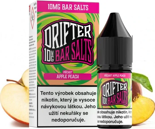 E-liquid Drifter Bar Salts Apple Peach 10ml - 10mg