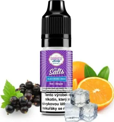 E-liquid Dinner Lady Nic SALT Black Orange Crush 10ml - 20mg | e -cigaretka.cz