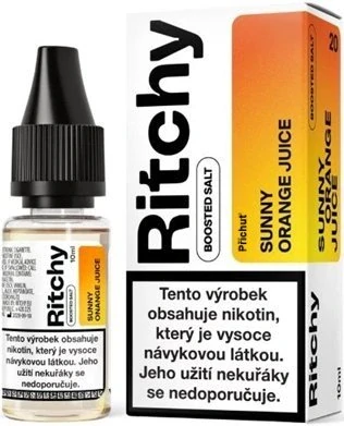 E-liquid Ritchy Salt Sunny Orange Juice 10ml - 10mg