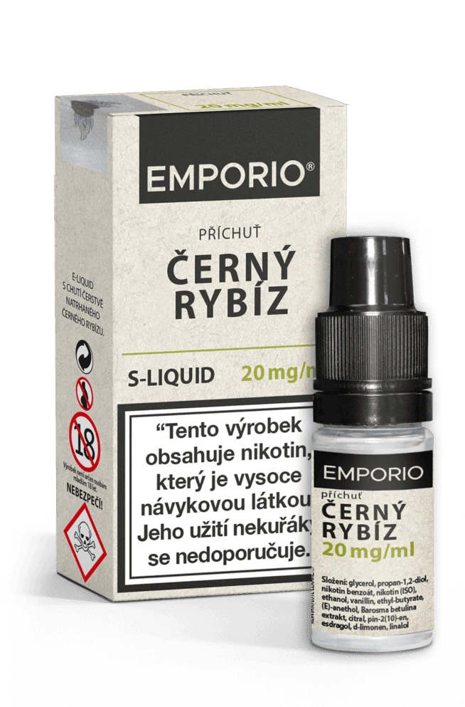 E-liquid Emporio Salt Černý Rybíz 10ml - 20mg