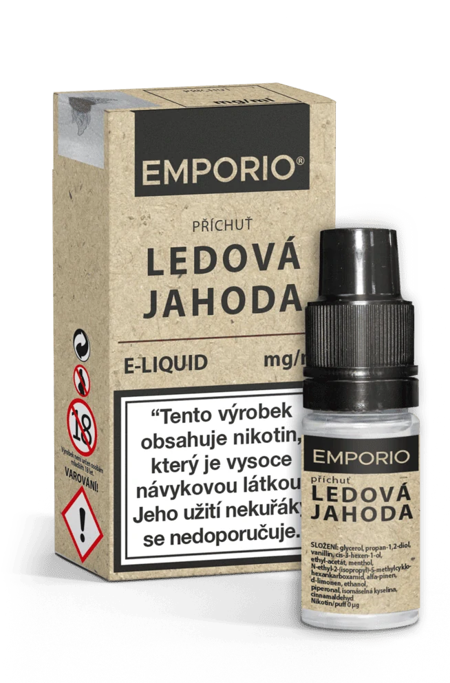 E-liquid EMPORIO Ledová Jahoda 10ml - 3mg