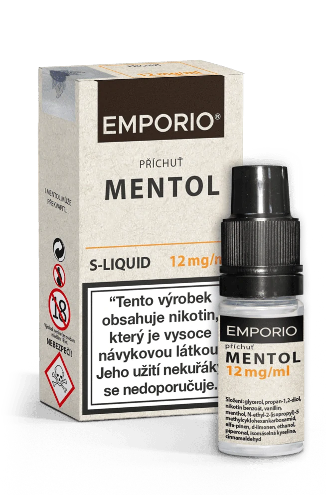E-liquid Emporio Salt Mentol 10ml - 12mg