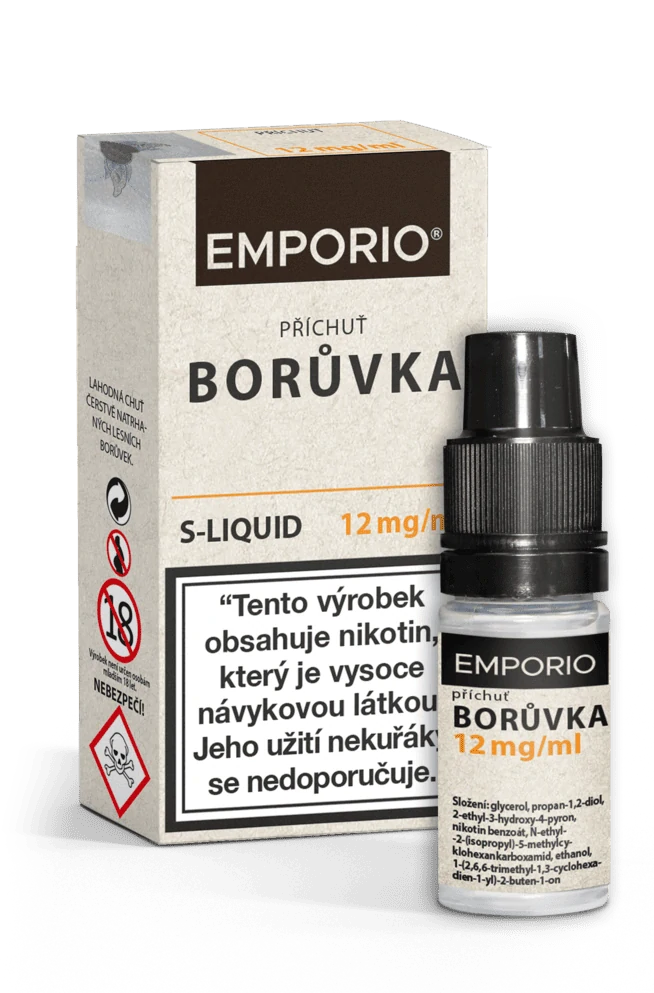 E-liquid Emporio Salt Borůvka 10ml - 12mg