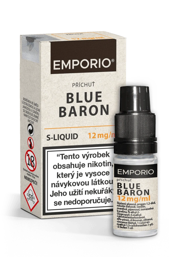 E-liquid Emporio Salt Blue Baron 10ml - 12mg