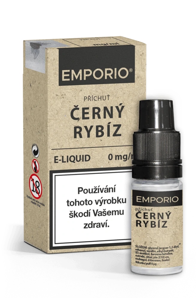E-liquid EMPORIO Černý Rybíz 10ml - 0mg