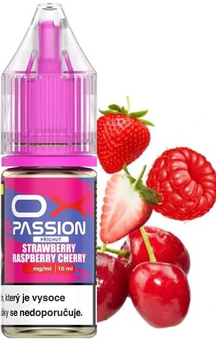 E-liquid OXVA OX PASSION Salts Strawberry Raspberry Cherry 10ml - 20mg