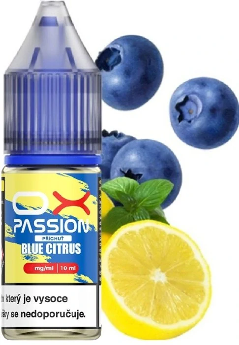 E-liquid OXVA OX PASSION Salts Blue Citrus 10ml - 20mg