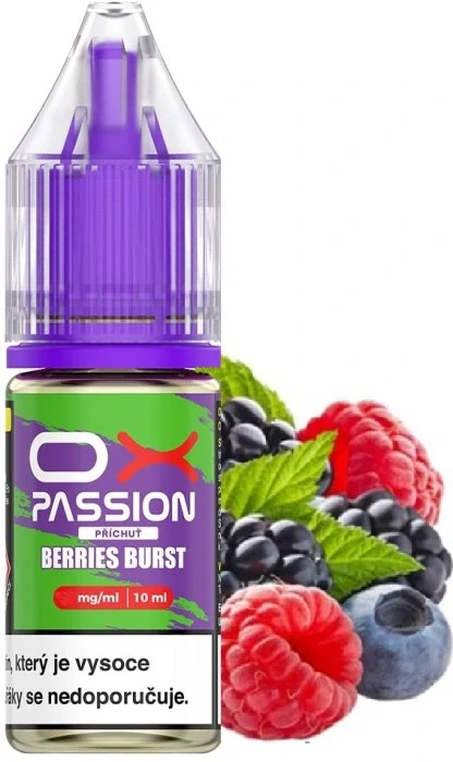 E-liquid OXVA OX PASSION Salts Berries Burst 10ml - 20mg