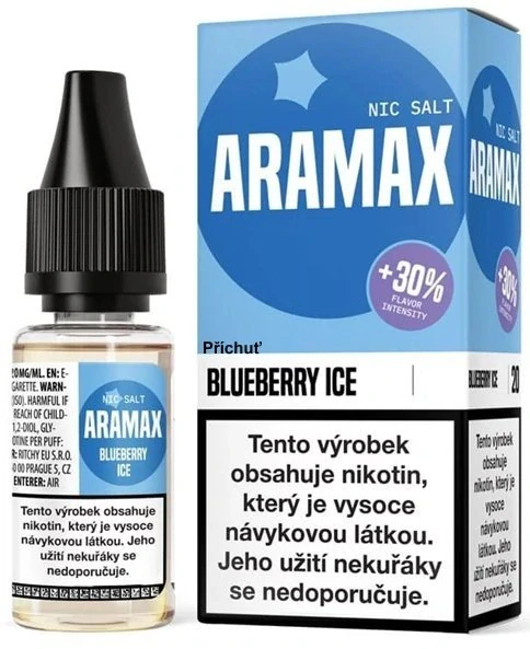 E-liquid Aramax Salt Blueberry Ice 10ml - 10mg