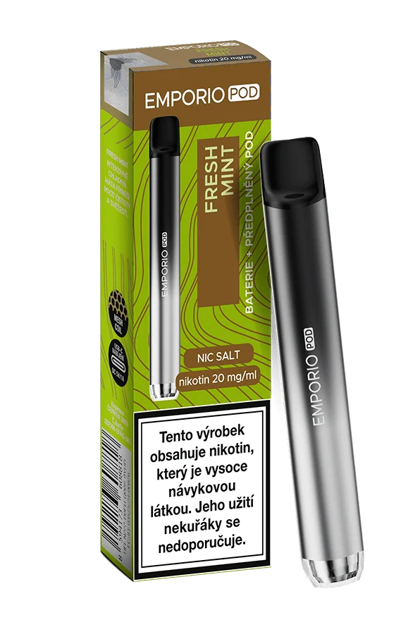 Elektronická cigareta EMPORIO POD 500mAh Fresh Mint 20mg