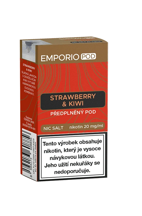 EMPORIO POD cartridge Strawberry & Kiwi 20mg 1Pack