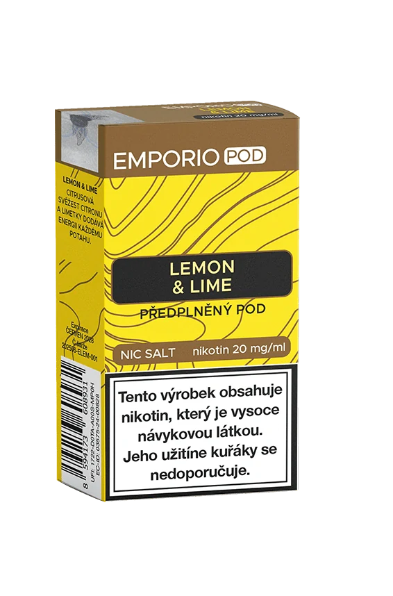 EMPORIO POD cartridge Lemon & Lime 20mg 1Pack